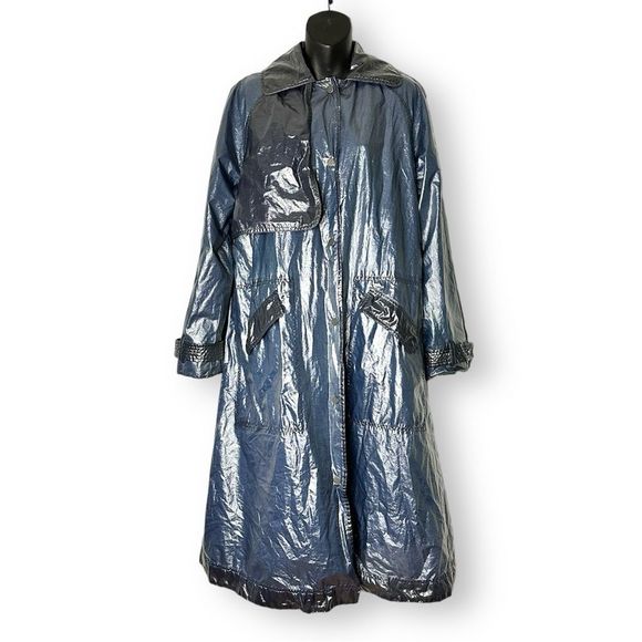 Free People x We The Free Trinity High Shine Trench Coat - Picture 4 of 6